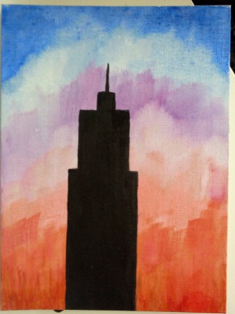 Aquarelle et encre de Chine